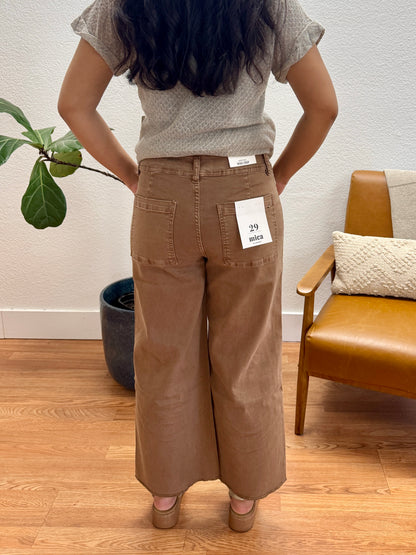 Tiramisu Super High Rise Wide Crop Jeans