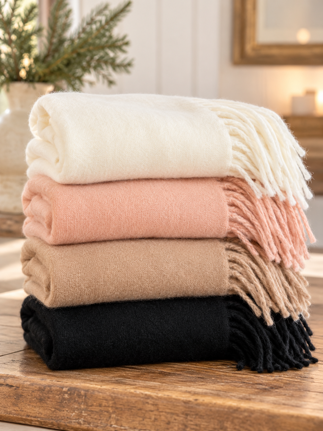 Soft Fringe Scarf