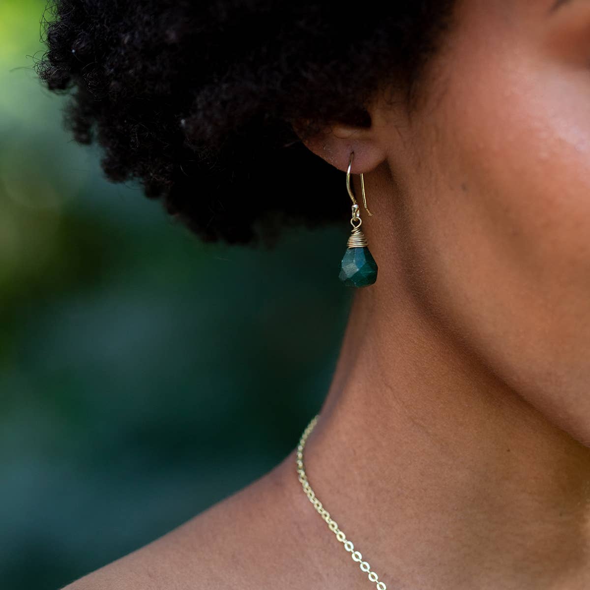 Aventurine Teardrop Earrings