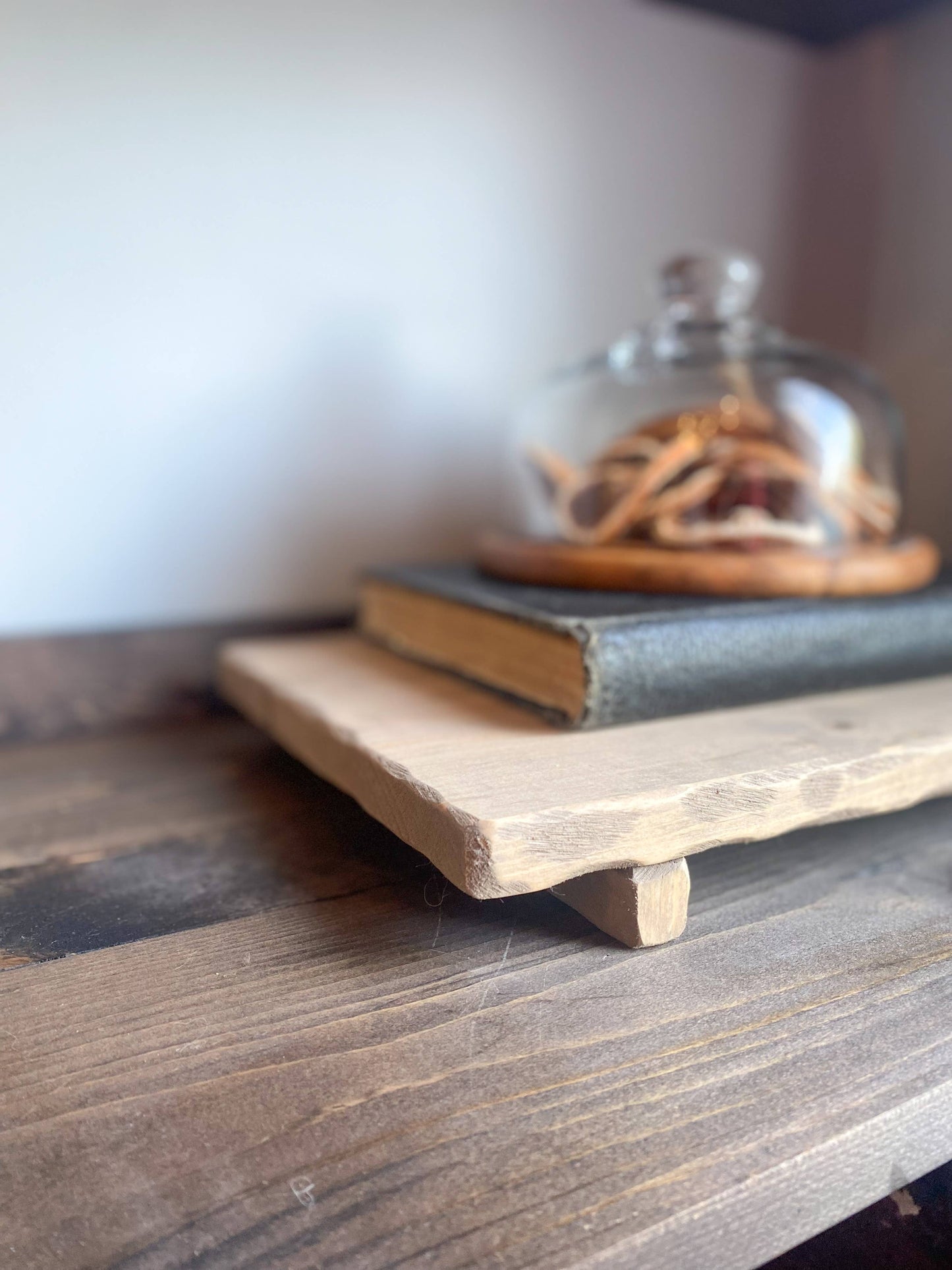 Vintage Inspired Wood Riser