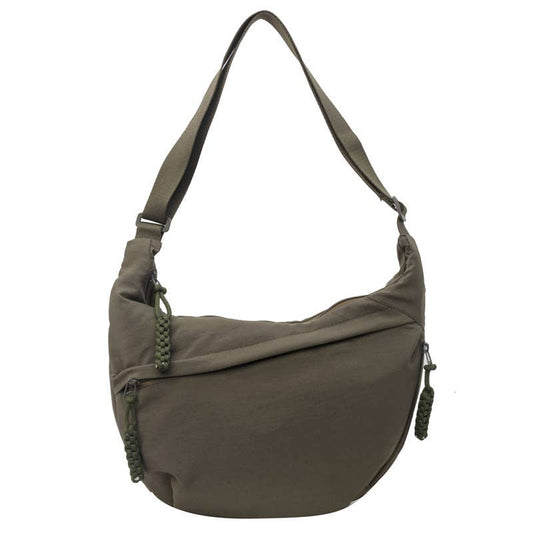 Green Crossbody Dumpling Bag