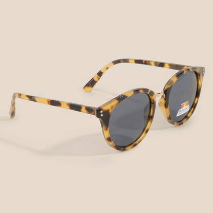 Polarized Acetate Round Sunglasses - Terra Cottage