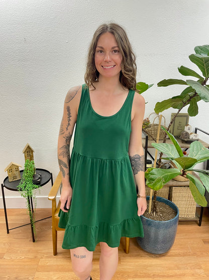 Hunter Green Sundress