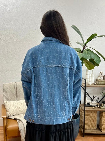Textured Chambray Jacket