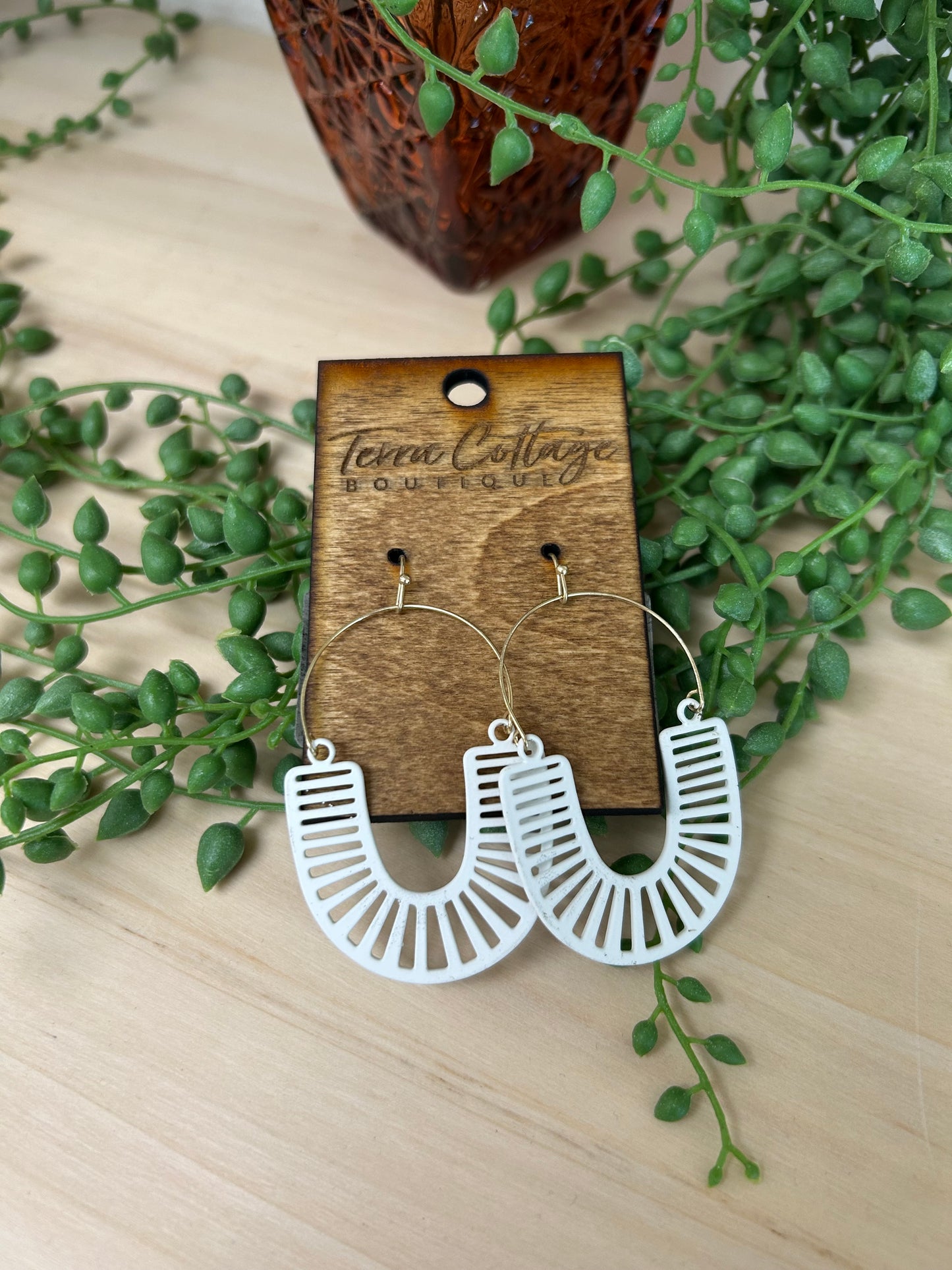 U Shape Drop Earrings