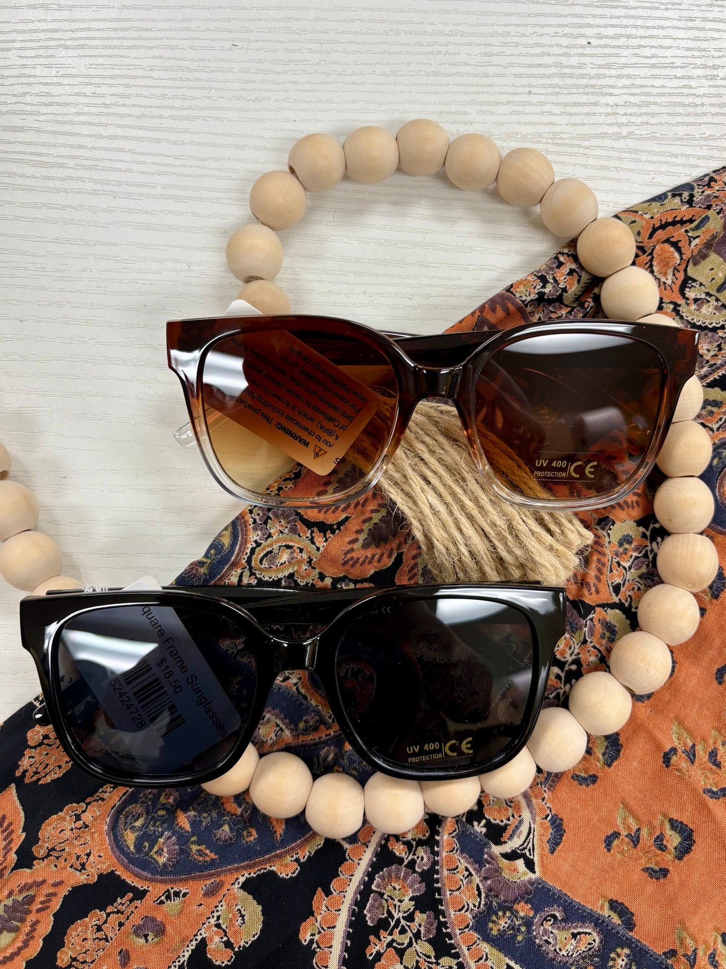 Square Frame Sunglasses