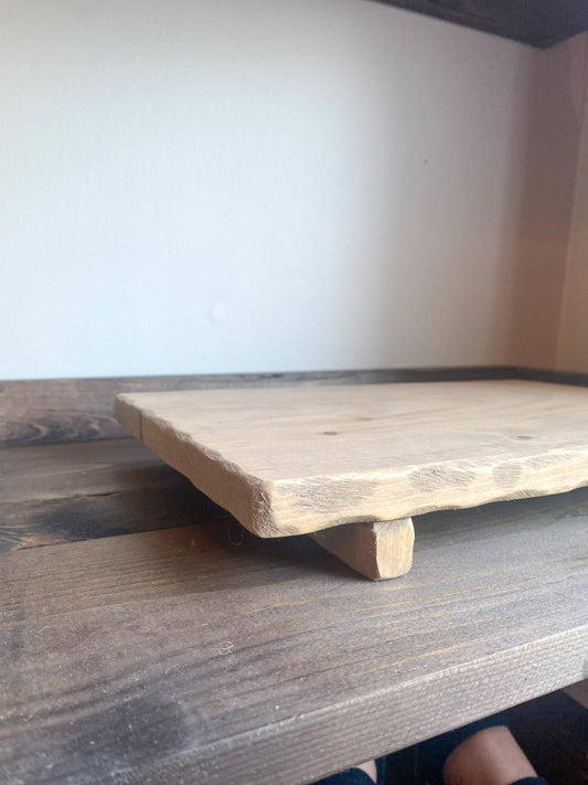 Vintage Inspired Wood Riser