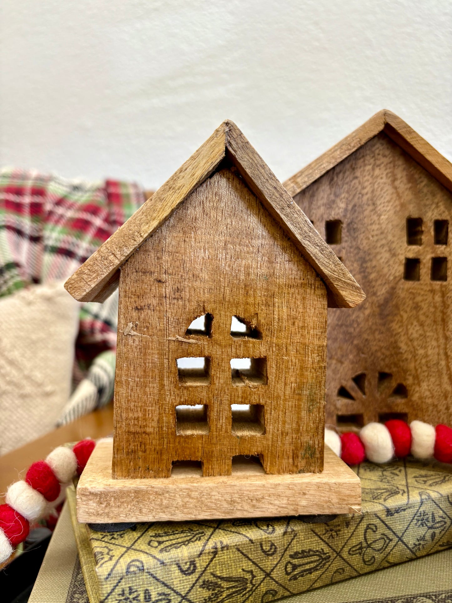 Carved Mango Wood House