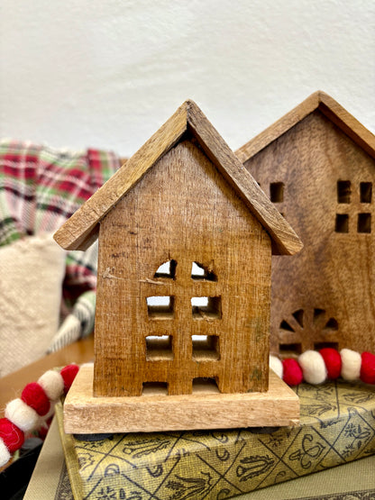 Carved Mango Wood House