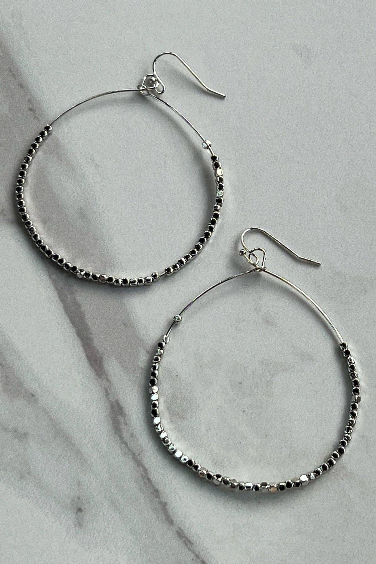 Elvera XL Earrings Silver