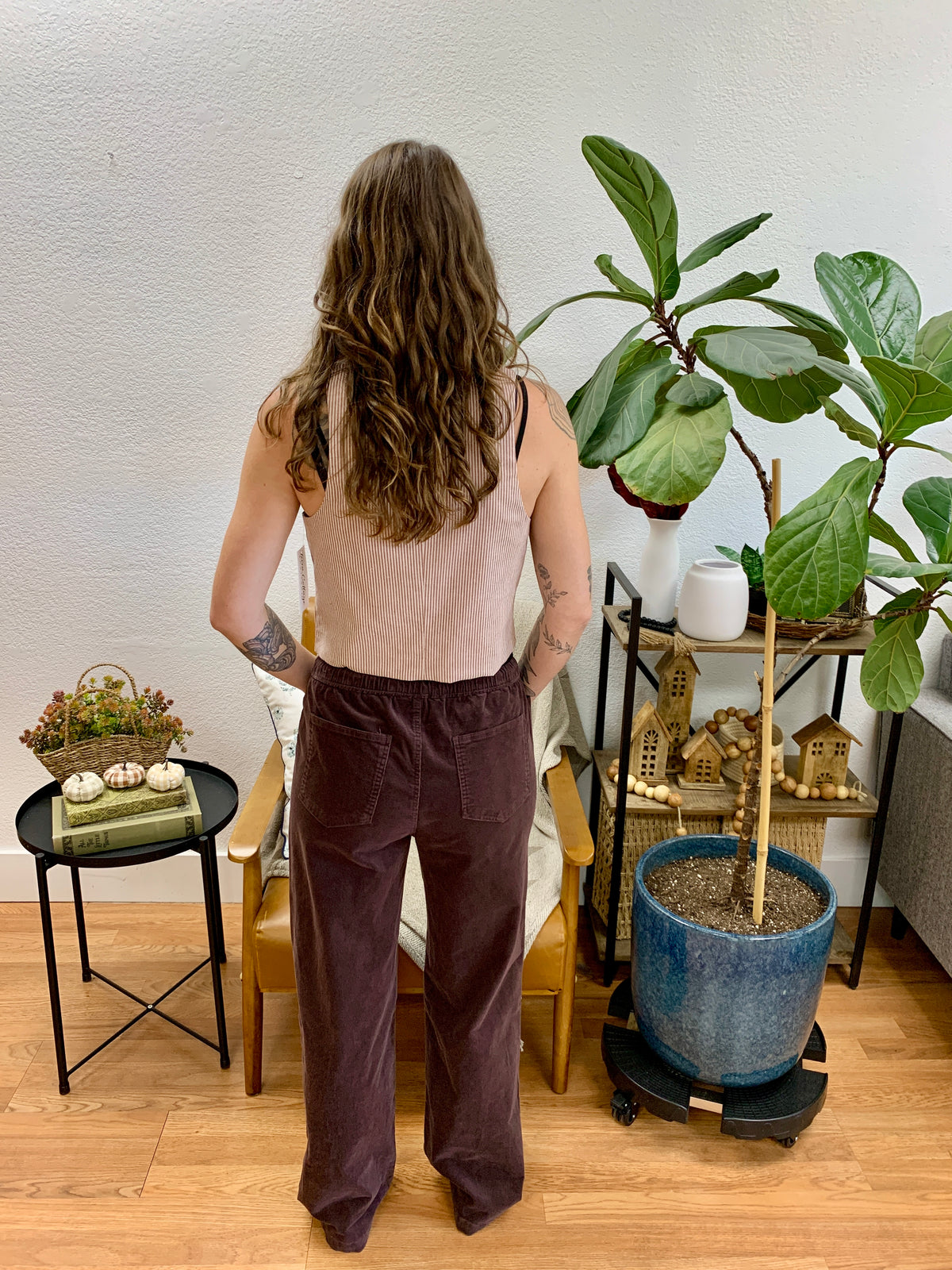 Dark Brown Corduroy Pants