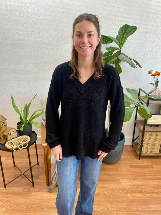 Black Cozy Sweater