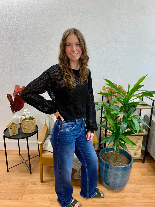 Risen Dark Wash Baggy Jeans