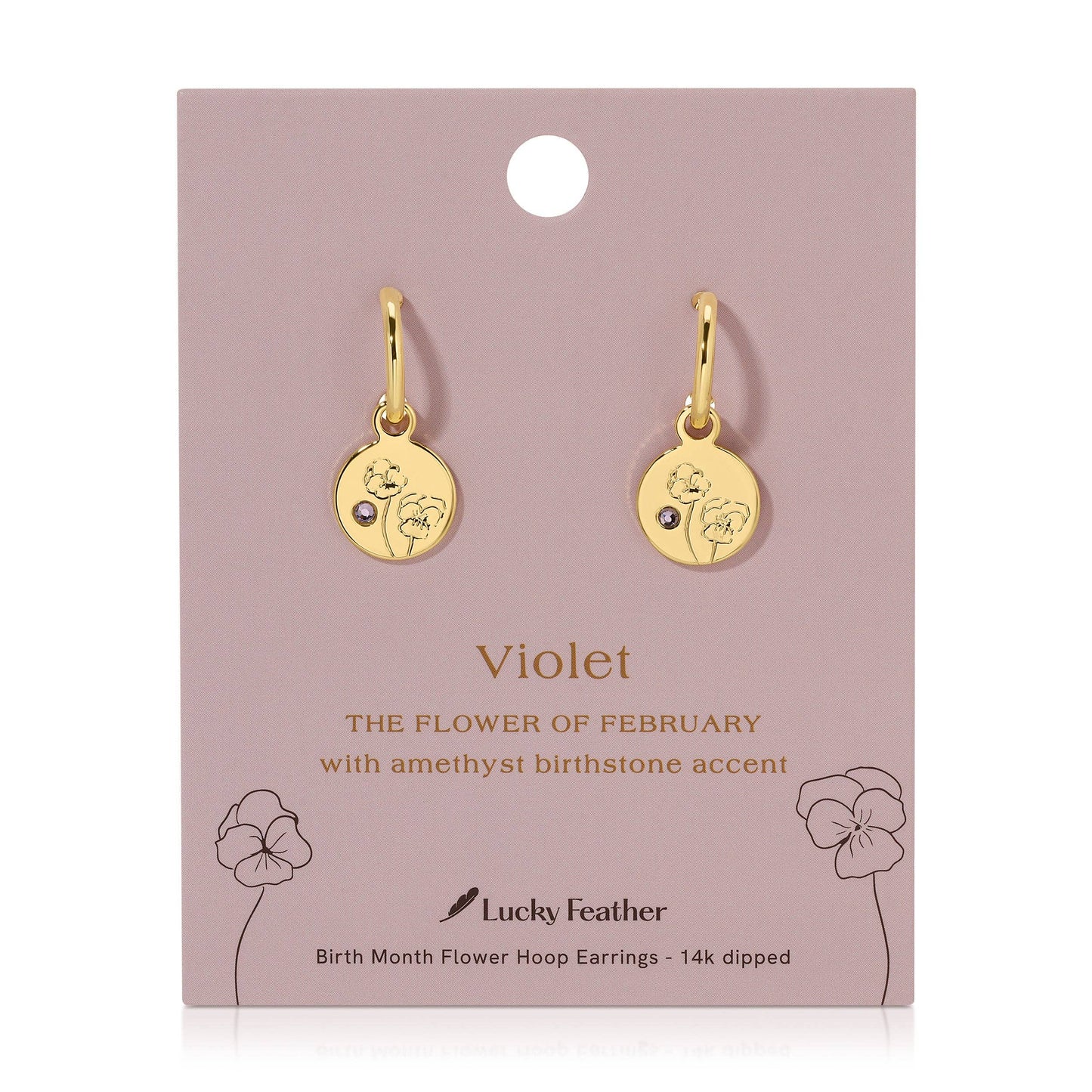 Birth Month Flower Earrings