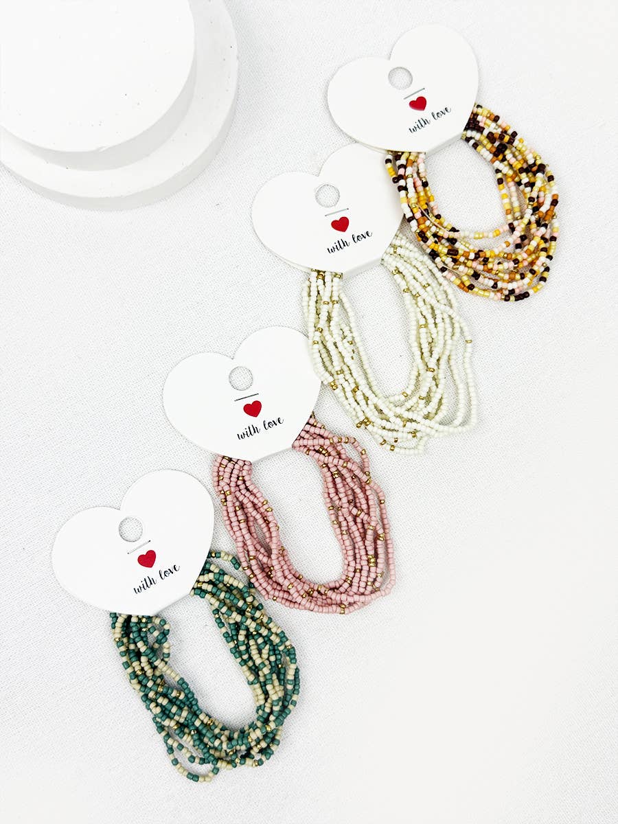 Seed Bead Bundle Bracelet