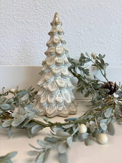 Cream Glaze Stoneware Tree