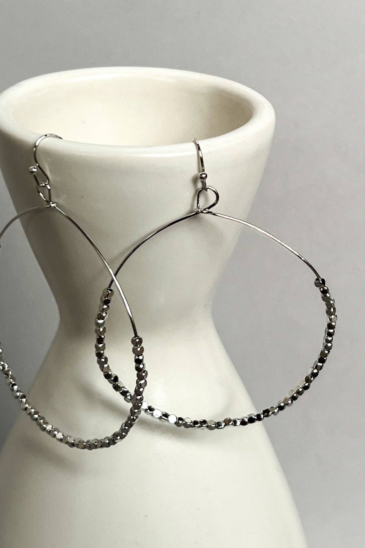 Elvera XL Earrings Silver
