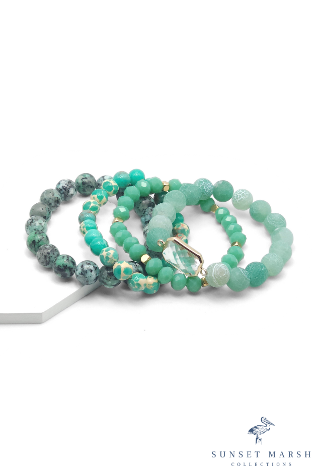 Nature's Thread - Green Bracelet