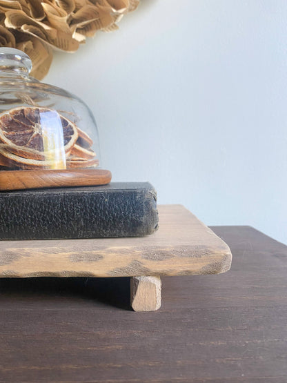 Vintage Inspired Wood Riser