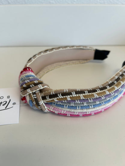 Rainbow Rope Braided Headband