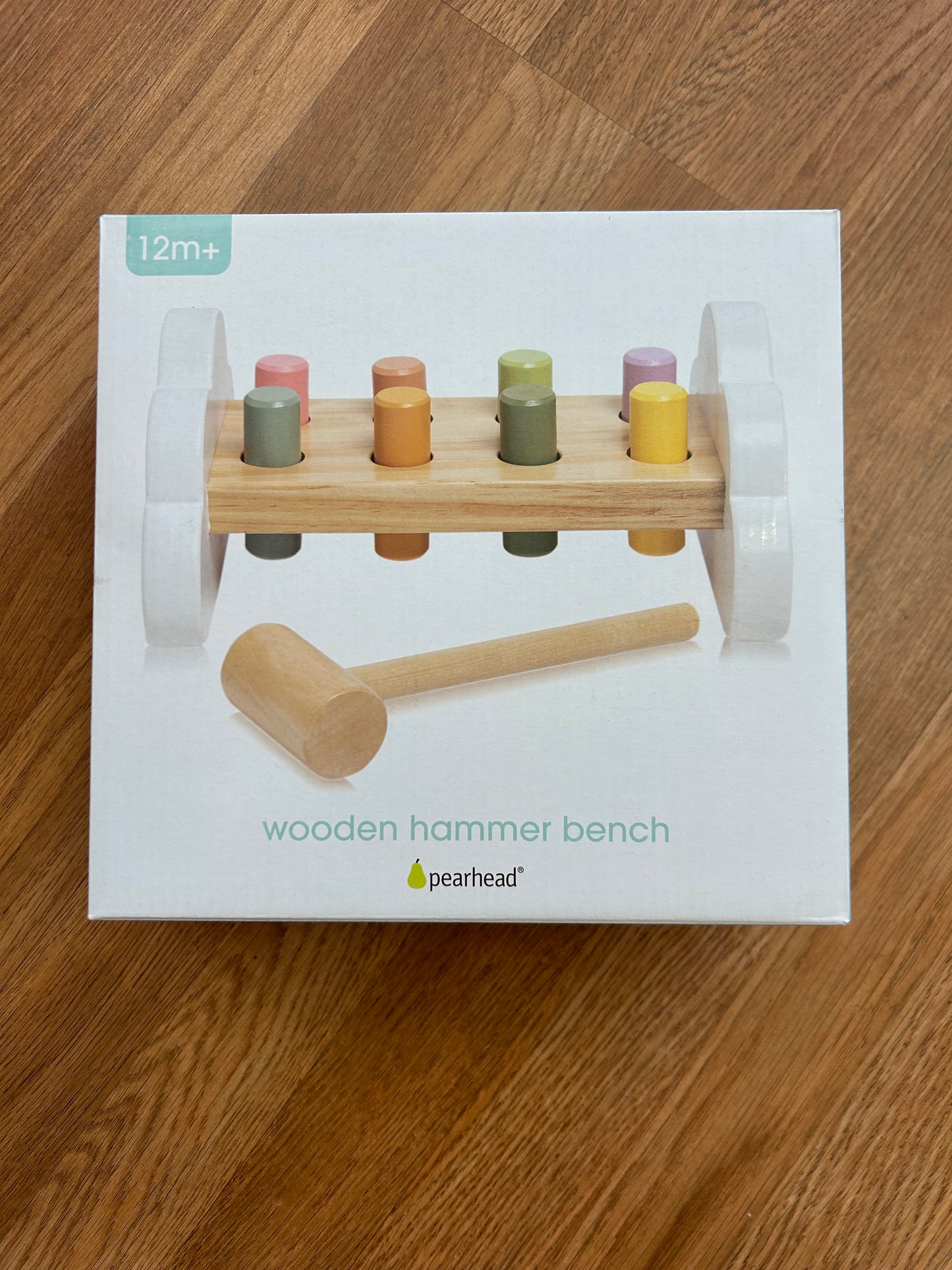 Wooden Hammer Bench Toy