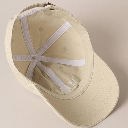 Sand Mama Embroidered Cotton Baseball Cap