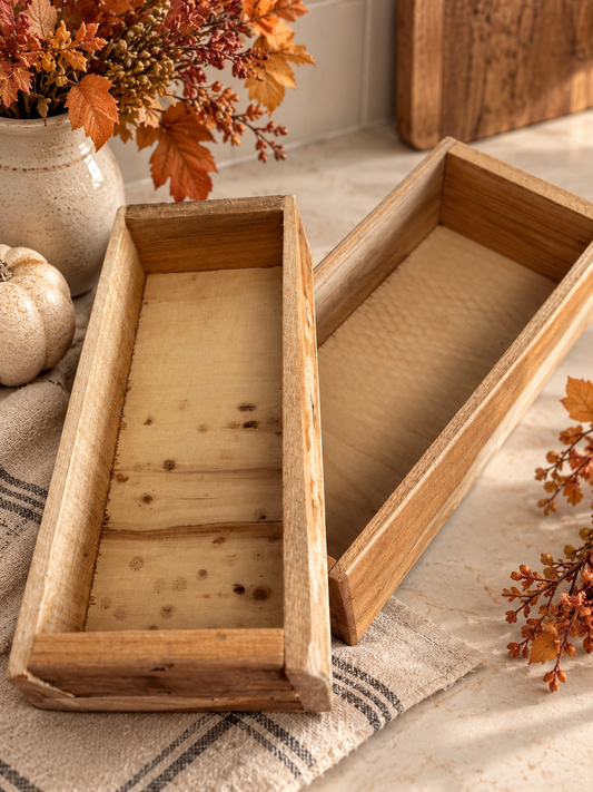 Rectangle Wood Planter