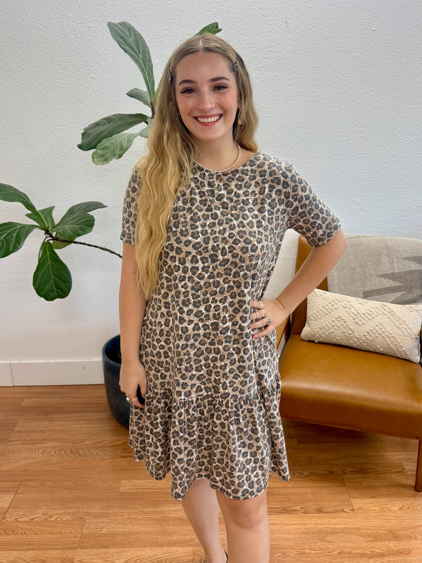 Leopard Tunic Dress
