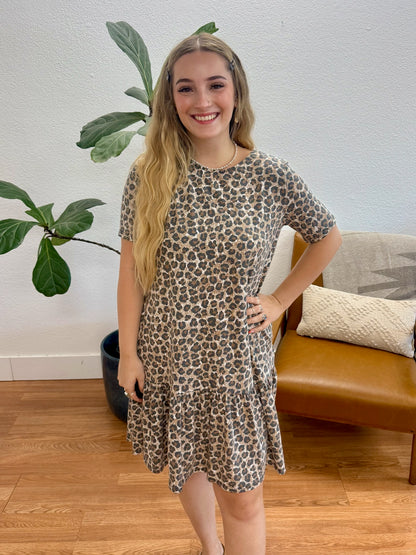 Leopard Tunic Dress