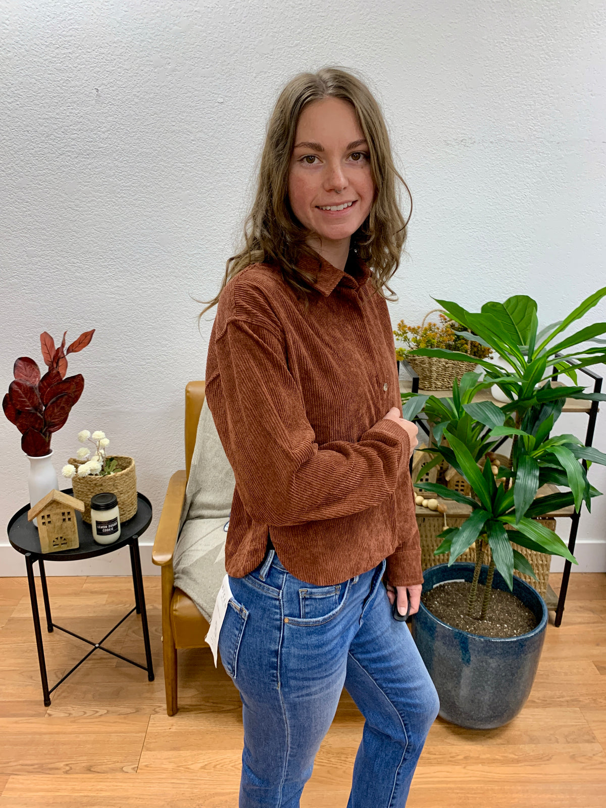 Brick Corduroy Jacket