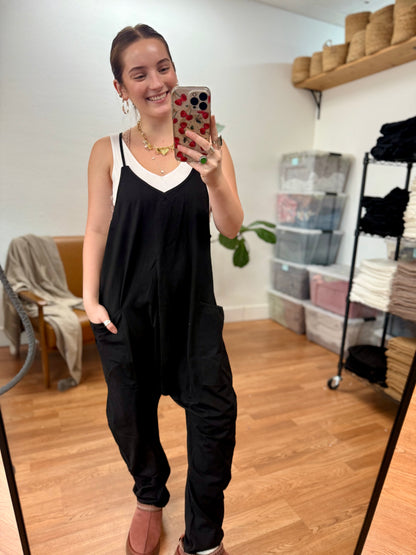 Black Wide Leg Jumpsuit