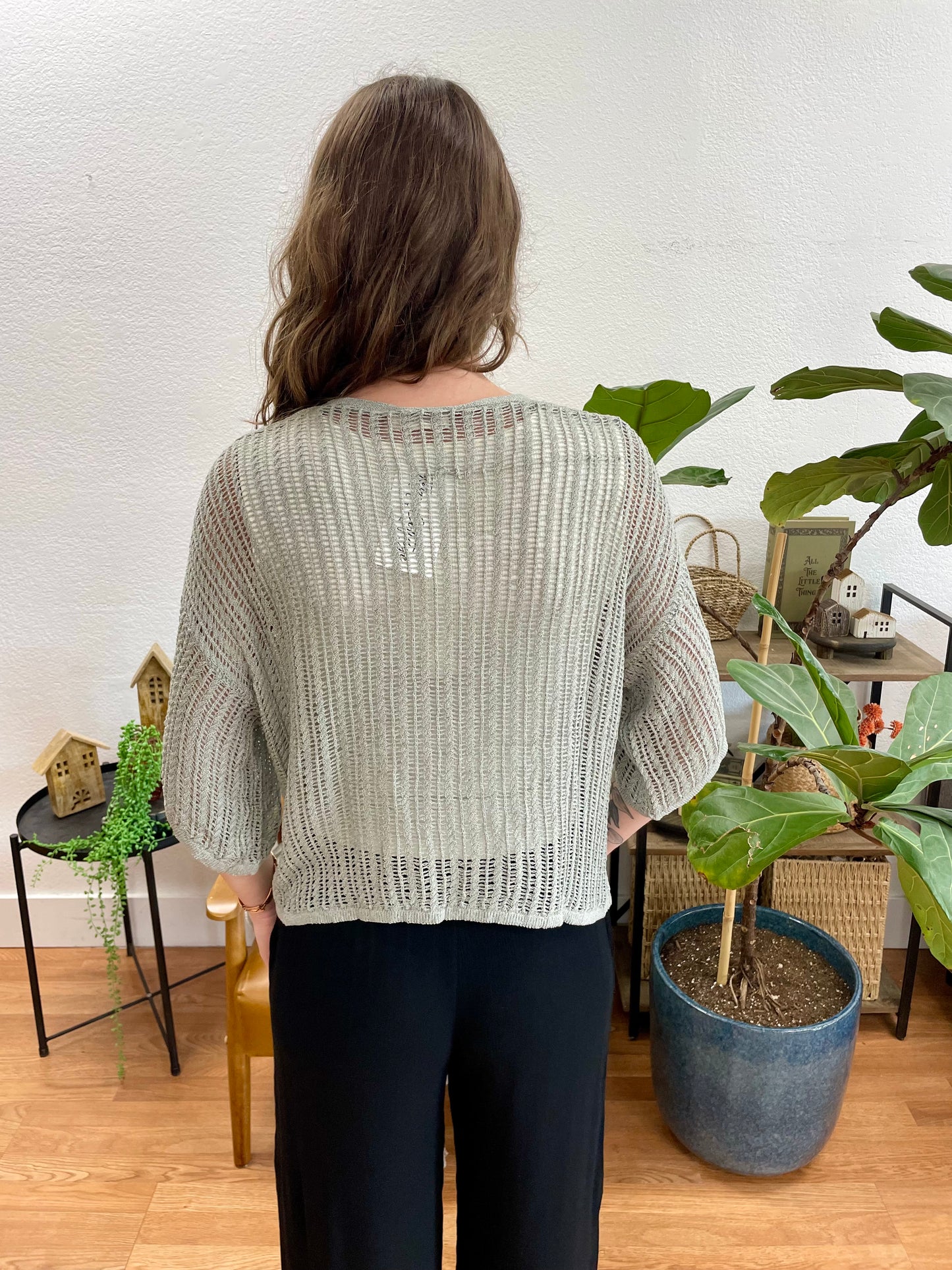 Olive Summer Cardigan