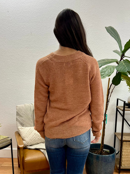 Poppy Varsity Sweater