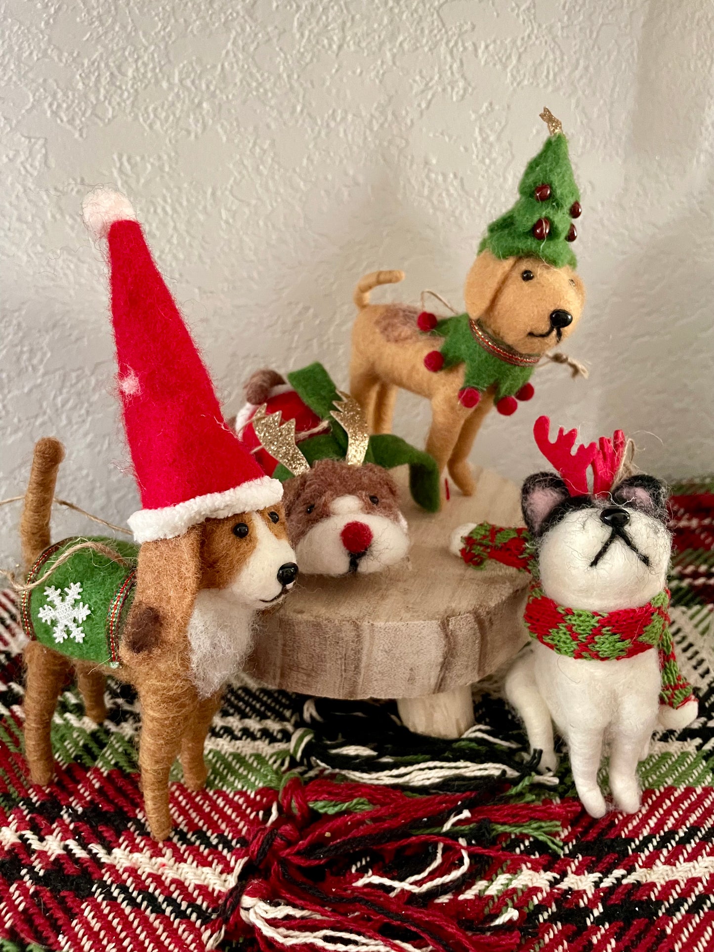 Wool Felt Dog Ornament