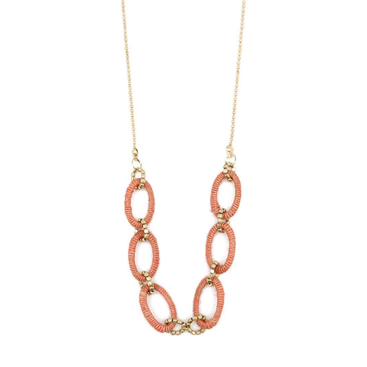 Sachi Terracotta Collection Necklace - 6 Mini Links