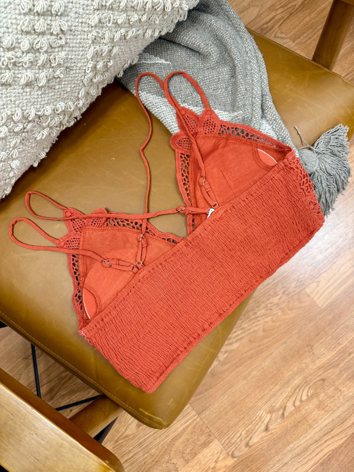Brick Crochet Lace Bralette