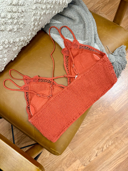 Brick Crochet Lace Bralette