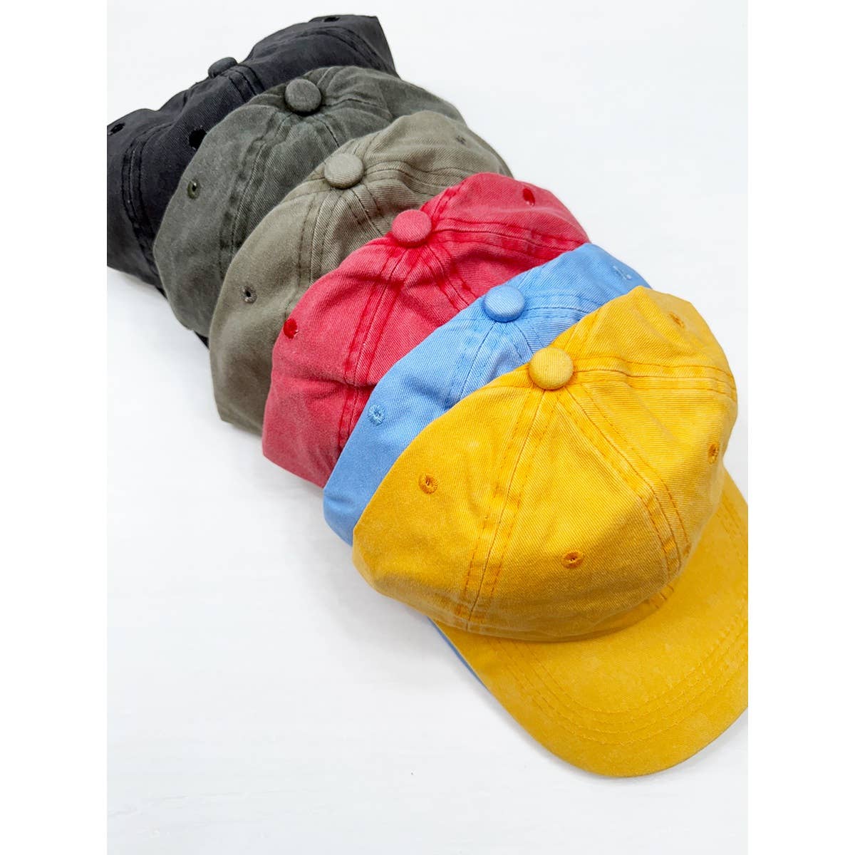 Olive Classic Washed Baseball Cap