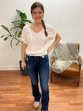 Daydream Lace Jacquard Blouse
