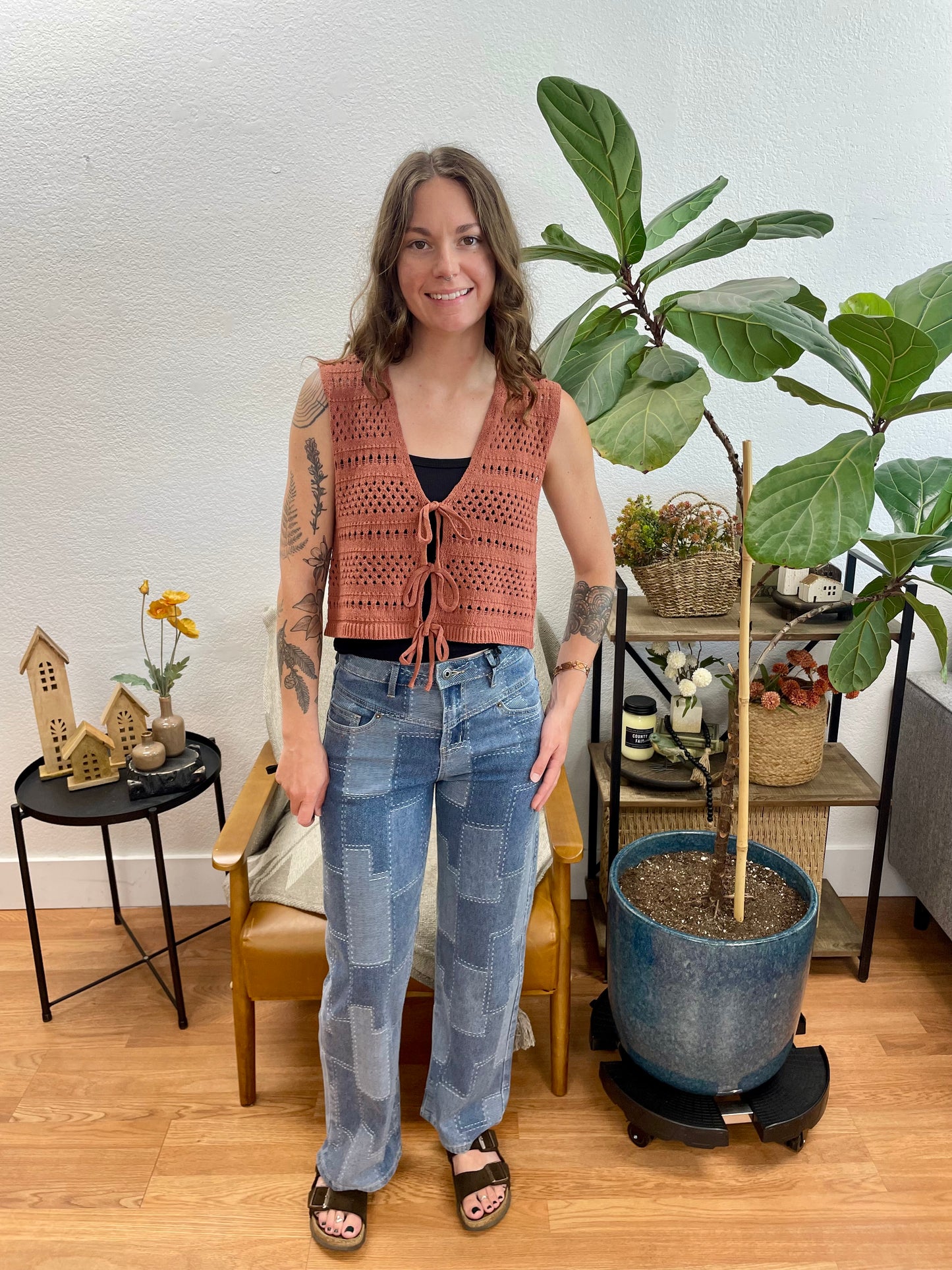 Mica Patch Blue Jeans