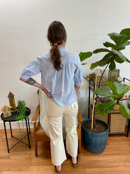 Mica Whitecap High Rise Wide Leg Crop