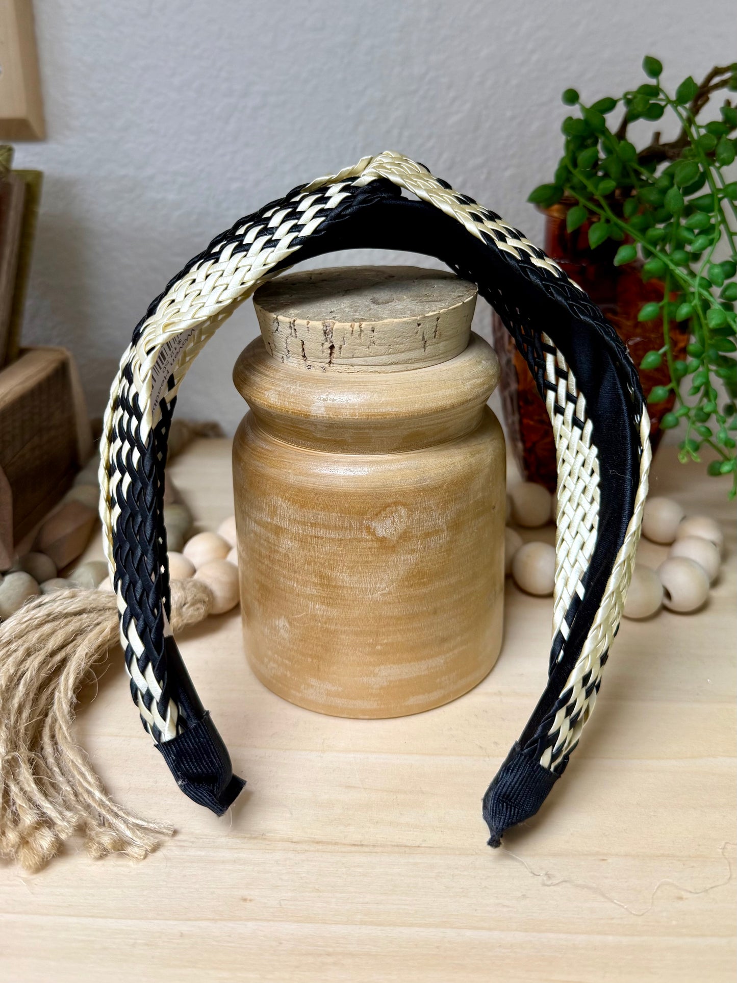 Black Woven Headband