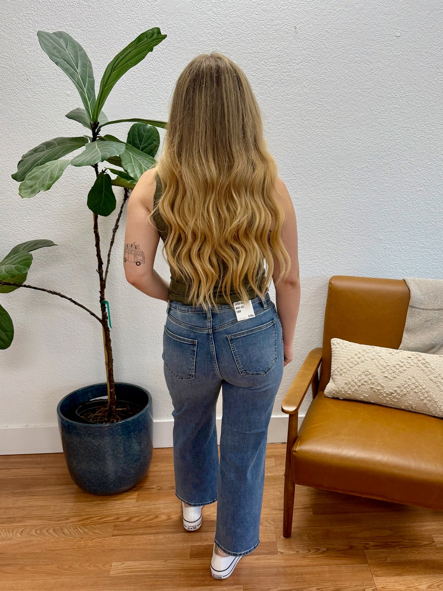 Amour Super High Rise Crop Jeans