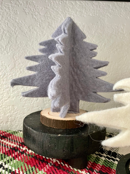 Grey Felt Tree