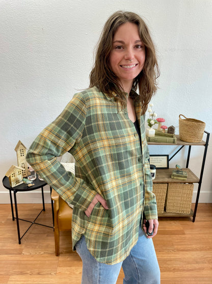 Green Button Up Jacket