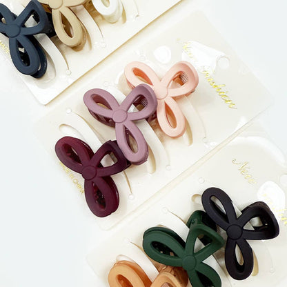 Mini Knotted Hair Claw Set