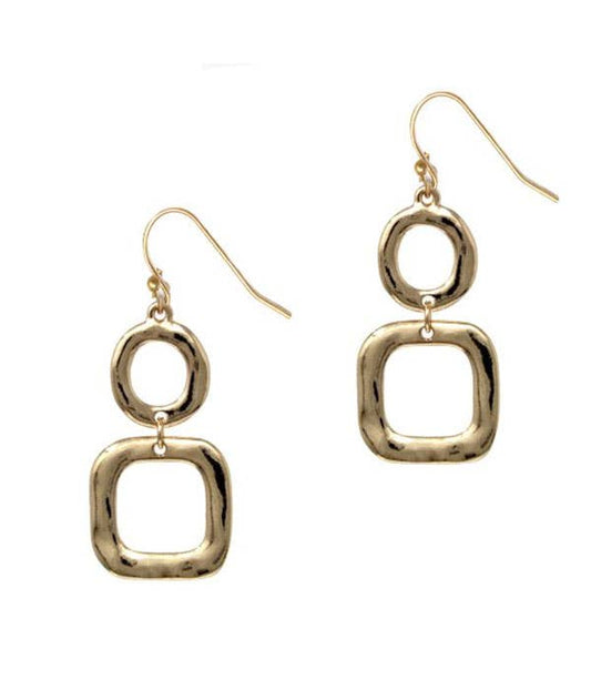 Square Drop Earrings