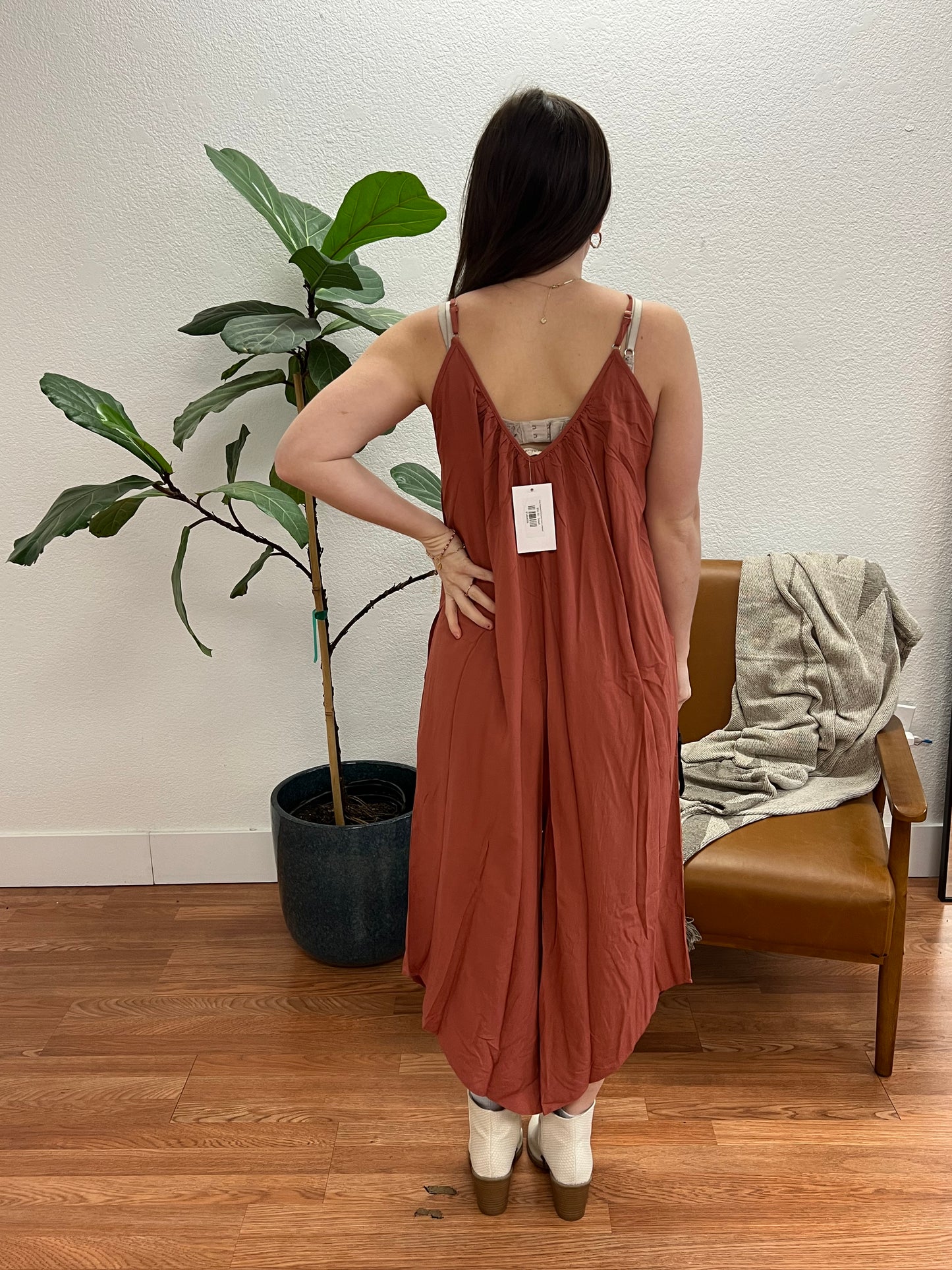 Clay Relaxed Everyday Cami Jumpsuit