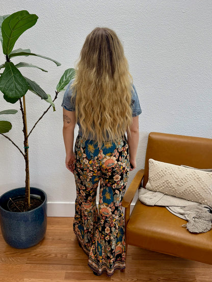 Black Flare Leg Pants