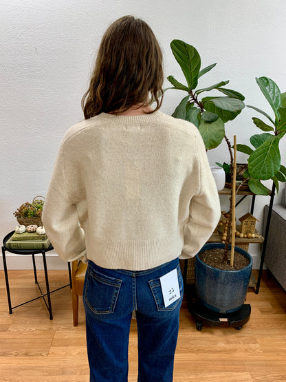 Oatmeal Essential Cardigan
